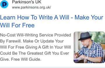 Farewill ad — Make your will for free with Farewill
