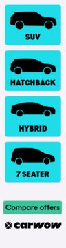 carwow ad — Compare offers across multiple car types on carwow