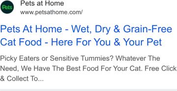 Pets at Home ad — Best food for picky eaters and sensitive tummies