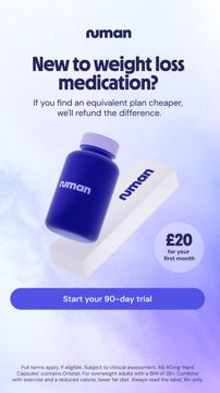 Numan ad — New to weight loss medication? Start for £20