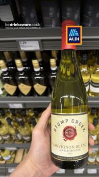 Aldi ad — Stump Creek Sauvignon Blanc available now at Aldi