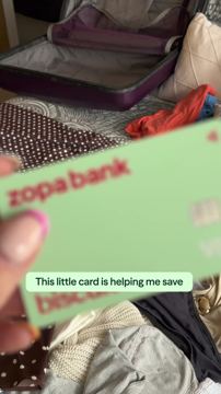 Zopa ad — This little card is helping me save