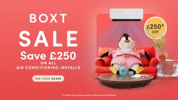 BOXT ad — Save £250 on all air conditioning installs
