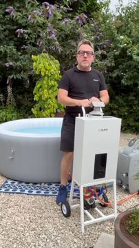 iHeat ad — External heater upgrade for your inflatable hot tub