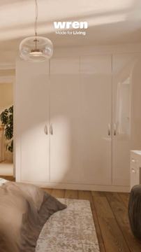 Wren Kitchens ad — Wren — Made for Living fitted bedroom storage