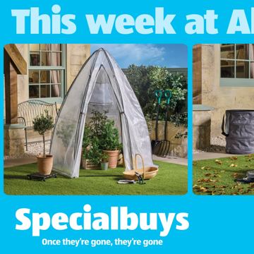 Aldi ad — This week's Specialbuys — once they're gone, they're gone