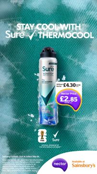 Nectar ad — Stay cool with Sure Thermocool at Nectar price