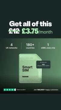 Vodafone ad — Get all of this for just £3.75/month