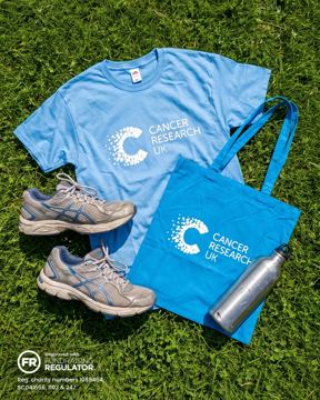 Cancer Research UK ad — Sign up and get your Cancer Research UK fundraising kit