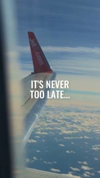 Jet2 ad — It's never too late to book a last minute holiday