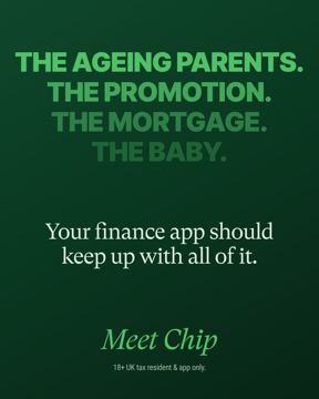 Chip ad — Your finance app should keep up with all of it