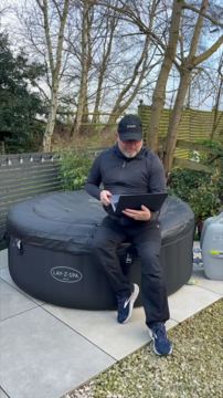 iHeat ad — Heat your hot tub for just £4 the SUPA way