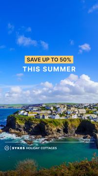 Sykes Cottages ad — Save up to 50% on holiday cottages this summer