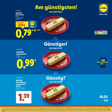 Lidl ad — Get cheapest prices at every shop with Lidl Plus