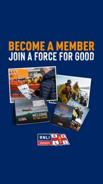 RNLI ad — Become a member, join a force for good