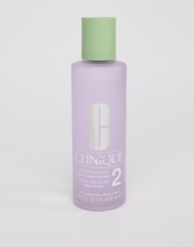 ASOS ad — Clinique Clarifying Lotion twice-a-day exfoliator for dry combination
