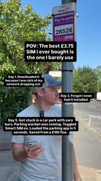 Vodafone ad — Backup SIM that switches networks when yours drops